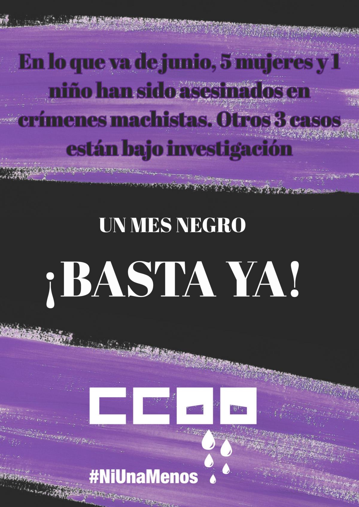 Basta ya ! No mas asesinatos machistas