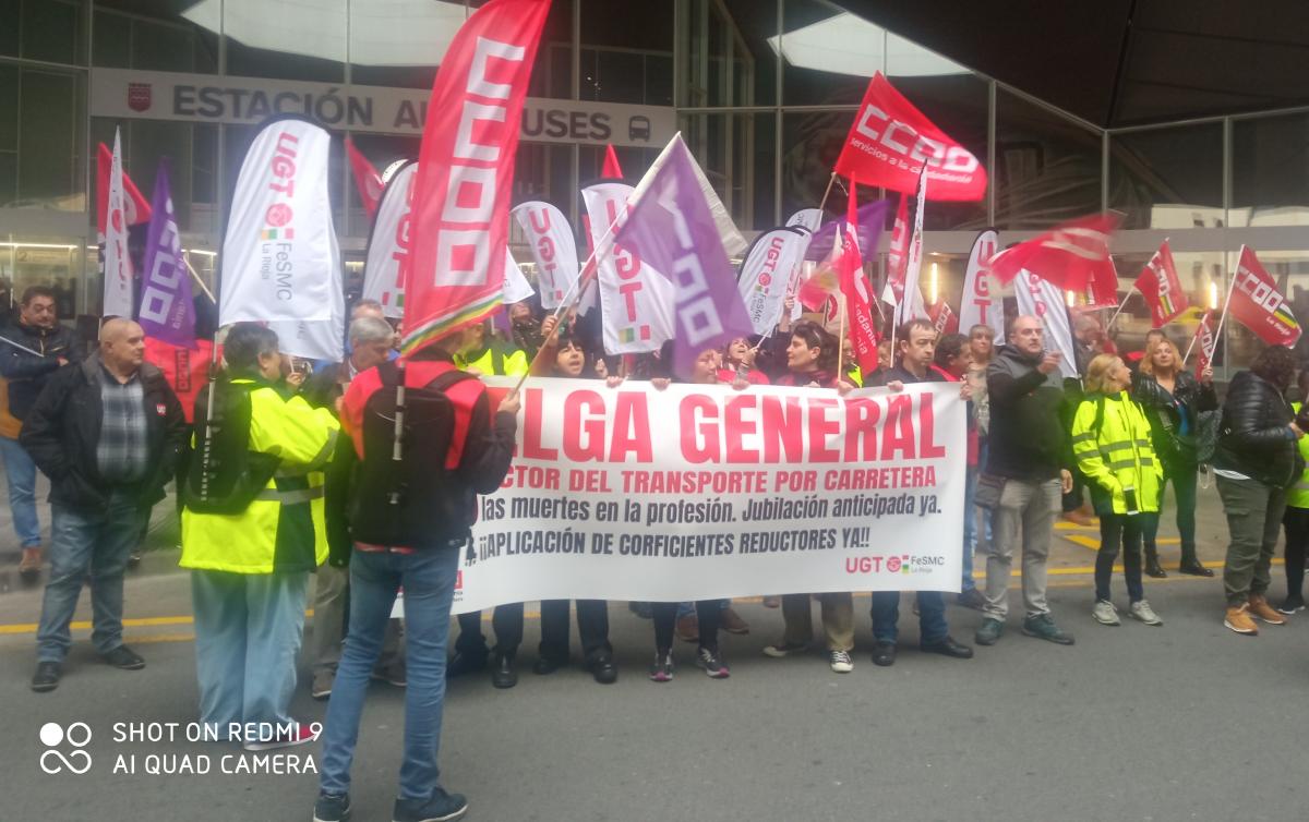 Huelga en el transporte de pasajeros