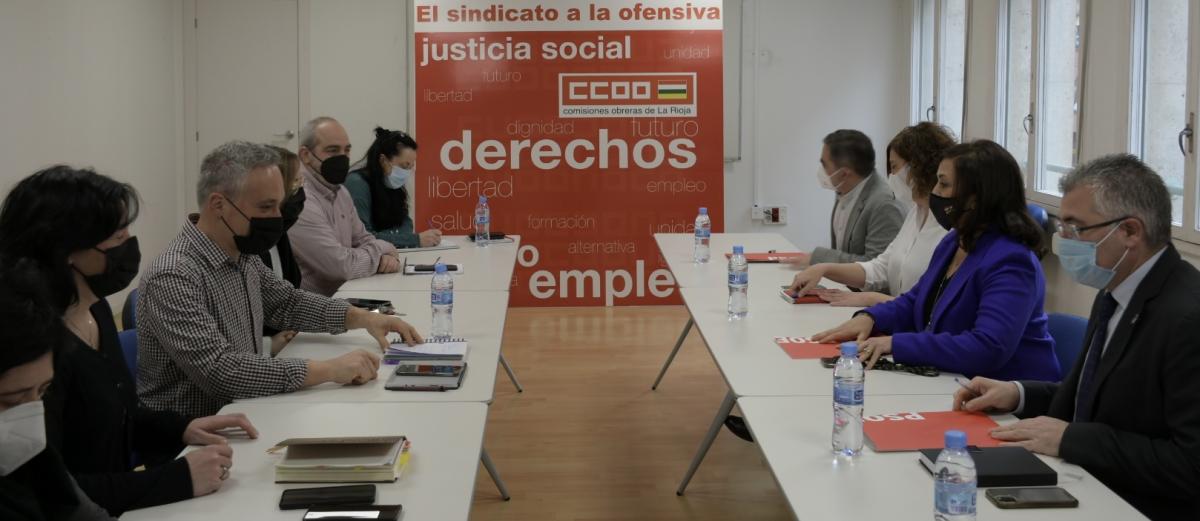Reunión CCOO PSOE