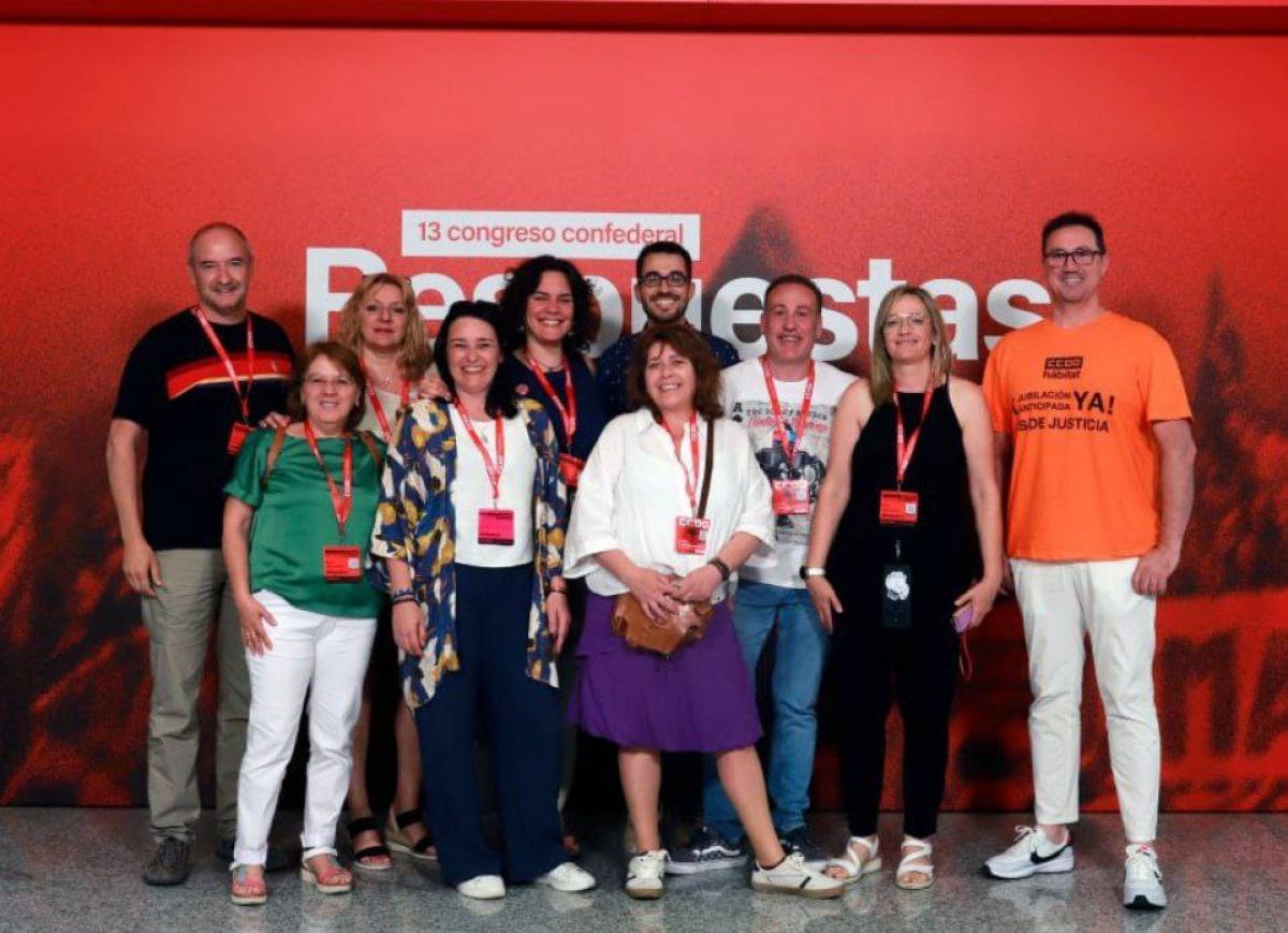 Delegacin de La Rioja en el 13 congreso Confederal de CCOO