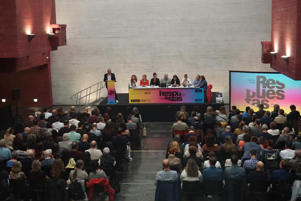 Galera imagenes XIII Congreso de CCOO de La Rioja