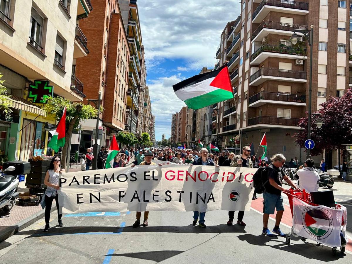 Manifestacin de Amistad con Palestina en Logroo