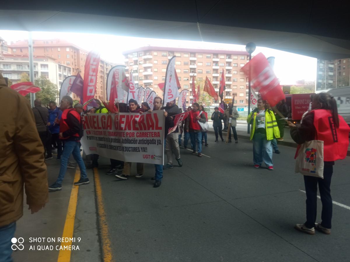 Huelga transporte