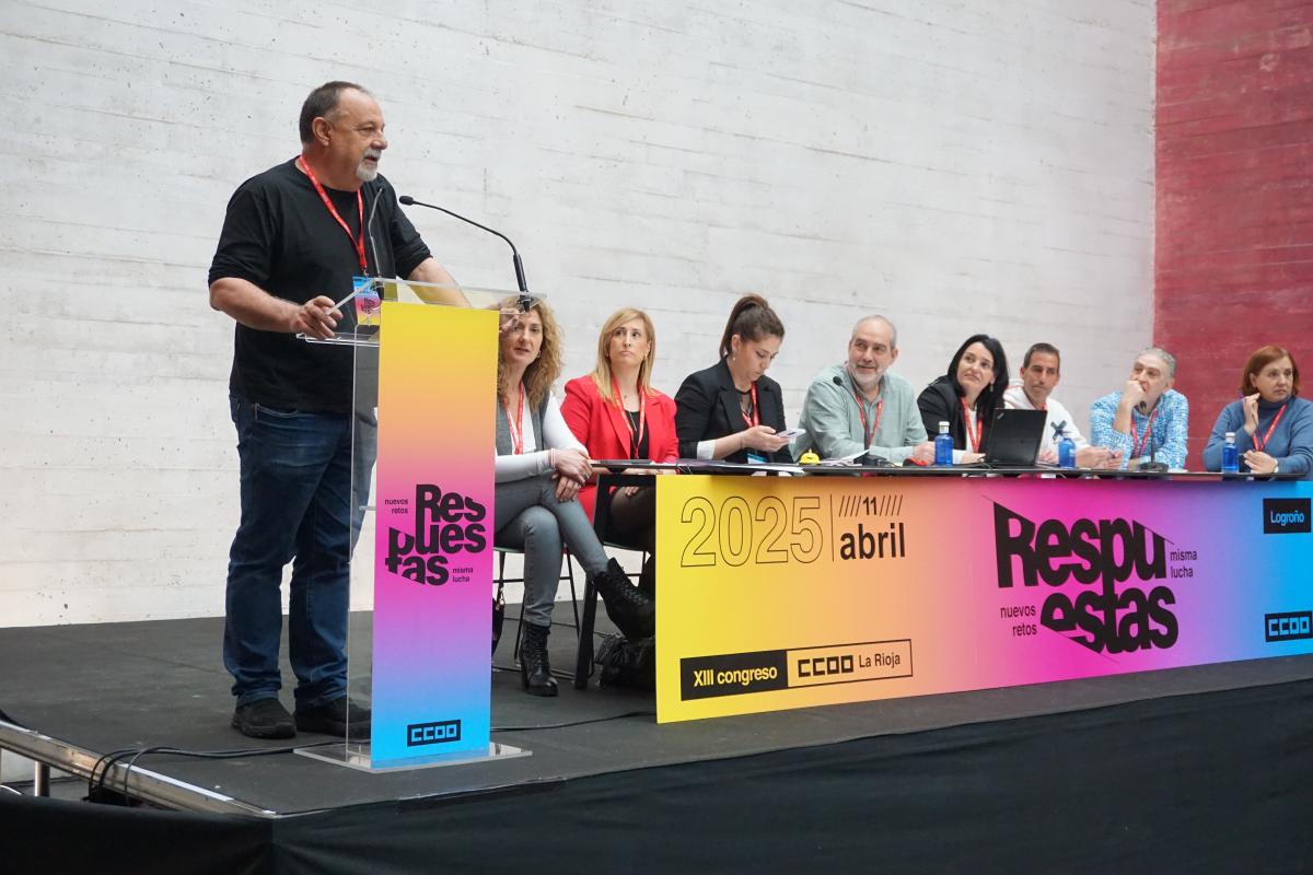 Galera imagenes XIII Congreso de CCOO de La Rioja